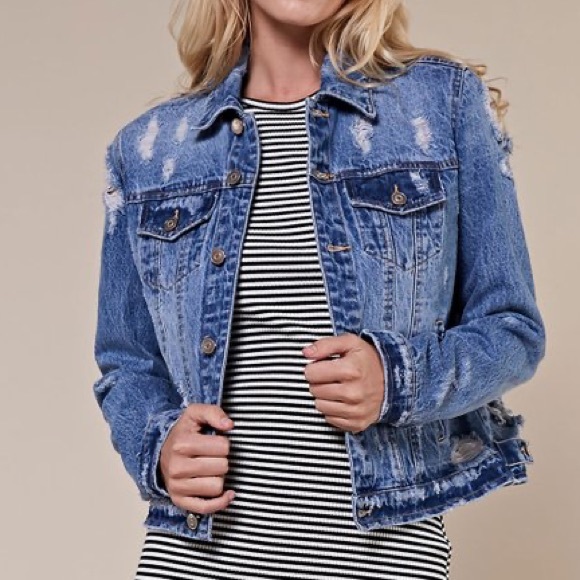 Mustard Seed Distressed Denim Jean 